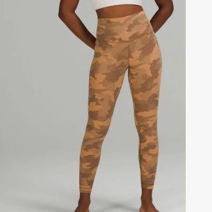 CAMO LULULEMON ALIGN LEGGINGS. SIZE 2. ONLY WORN ONCE